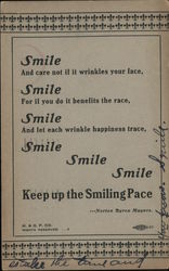 Keep up the Smiling Pace Postcard