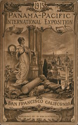 Panama-Pacific International Exposition 1915 (sepia) 1915 Panama-Pacific Exposition Postcard Postcard Postcard