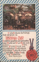 Hofbrau Cafe 1915 Panama-Pacific Exposition Postcard Postcard Postcard