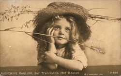 Katherine Haglund - San Francisco's 1915 Mascot 1915 Panama-Pacific Exposition Postcard Postcard Postcard