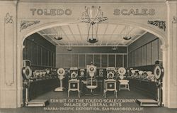 Exhibit of the Toledo Scale Company Postcard