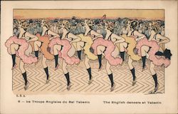 The English Dancers at Tabarin Postcard