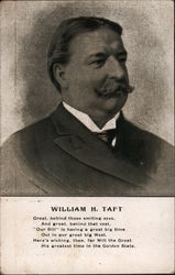 William H. Taft Presidents Postcard Postcard Postcard