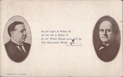 William H. Taft, William Jennings Bryan Postcard