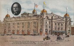 Denver's Auditorium, Democratic Convention, July 7-10. 1908 Political Postcard Postcard Postcard