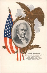 James Buchanan, Fifteenth President of The United States. Postcard