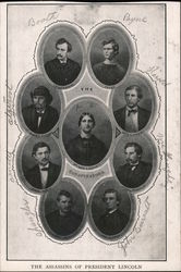 The Assassins of President Lincoln The Conspirators Presidents Postcard Postcard Postcard