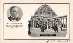 William McKinley - Temple of Music Postcard