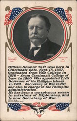 William Howard Taft Postcard