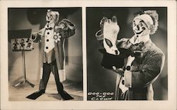 Goo-Goo the Clown, Autographed Postcard