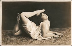 Female Contortionist Circus Postcard Postcard Postcard