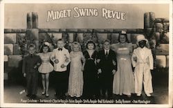 Midget Swing Revue Postcard