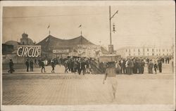 Shipp & Feltus Circus on Boardwalk South America Postcard Postcard Postcard