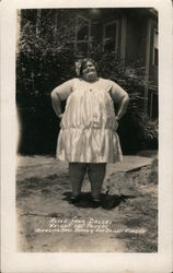 Fat Lady Alice from Dallas - Weight 685 pounds Circus Postcard Postcard Postcard