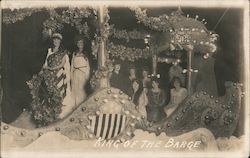 King of the Barge Parade Float Salt Lake City, UT Postcard Postcard Postcard