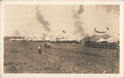 Agriculture Exposition, Fair "Advance-Rumely" Steam Tractor Postcard