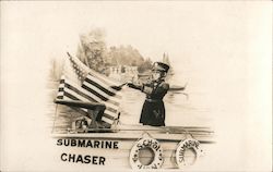 Submarine Chaser, Midget Postcard