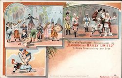 Views of Barnum & Bailey Limited Circus Postcard Postcard Postcard