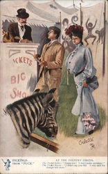 At the Country Circus Postcard