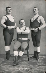 The Great Toronto's Strongmen Circus Postcard Postcard Postcard