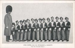 Fred Roper and His Wonderful Midgets The Toy Soldier Parade Postcard