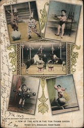 A Few of the Acts in the Tom Thumb Circus Postcard