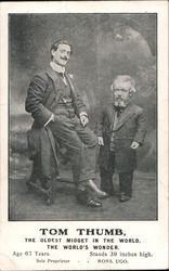 Tom Thumb The Oldest Midget in the World Postcard