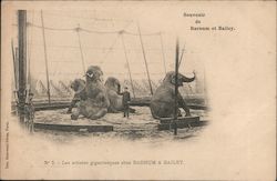 Souvenir of Barnum and Bailey. Postcard