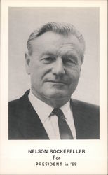 Nelson Rockefeller for President in '68 Postcard