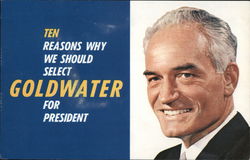 Why we need sen. Barry Goldwater Political Postcard Postcard Postcard