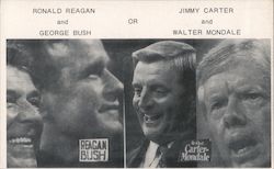 Reagan/Bush OR Carter/Mondale Postcard