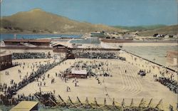 Sporting Event San Quentin Prison Postcard