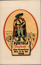 Portola Festival Oct. 2 to 26 1948 San Francisco, CA Postcard Postcard Postcard