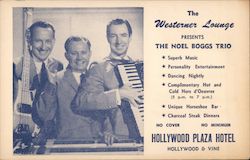 The Westerner Lounge Presents The Noel Boggs Trio Los Angeles, CA Postcard Postcard Postcard