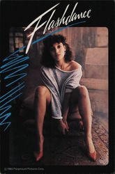 Flashdance VHS Ad Postcard