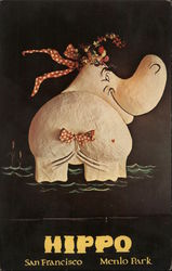 Hippo Menlo Park San Francisco, CA Postcard Postcard Postcard