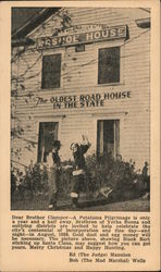 Washoe house - Oldest House in the State Postcard