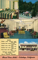 Mount View Hotel - "For Convenience and Comfort" Postcard