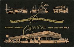 World Famous Exposition Fish Grotto No. 1 Postcard