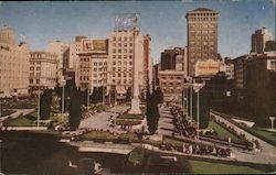 View of Union Square Postcard