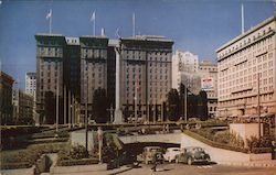 Union Square San Francisco, CA Postcard Postcard Postcard