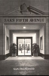 Saks Fifth Avenue San Francisco, CA Postcard Postcard Postcard