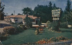 Palo Alto Motor Court - 101 Bypass Bayshore Highway, Half Mile South of University Ave. Postcard