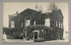 City Hall, Burlingame, California Postcard Postcard Postcard