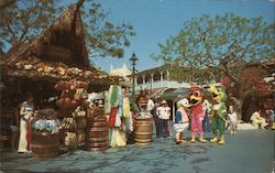 The Three Caballeros in Adventure Land Anaheim, CA Disney Postcard Postcard Postcard