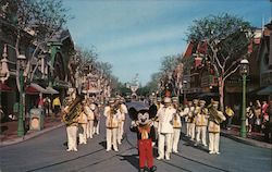 Mickey Mouse & Disneyland Band Anaheim, CA Postcard Postcard Postcard