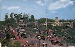 Town Square Anaheim, CA Disney Postcard Postcard Postcard