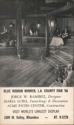 Blue Ribbon Winner, LA. County Fair '66 - 1609 W. Valley Alhambra, CA Postcard Postcard Postcard