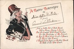 Uncle Sam Delivering Mail Patriotic The Rose Company Postcard Postcard Postcard