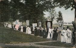 Recognition Day, Procession, Chautauqua Institution, New York Postcard